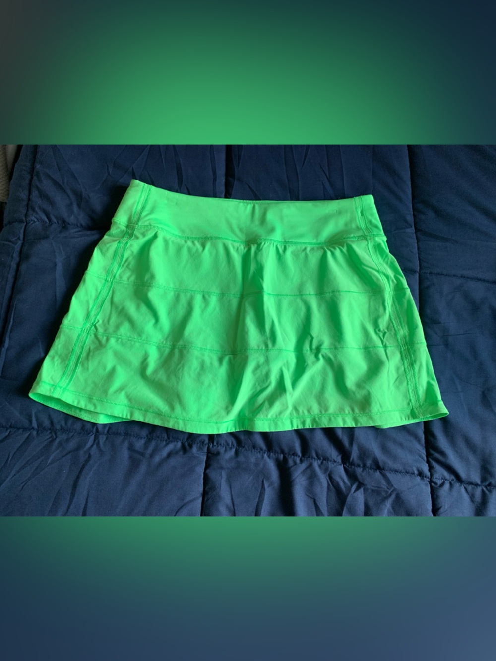 lululemon athletica Neon Green Tennis Skort